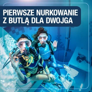 PIERWSZE NURKOWANIE Z BUTLĄ DLA DWÓCH OSÓB 